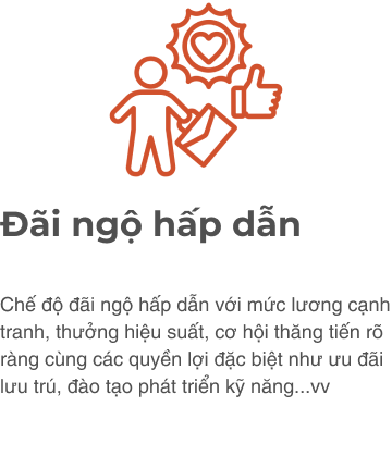 Đãi ngộ hấp dẫn